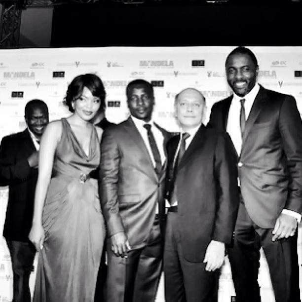 Terry Pheto, Tony Kgoroge, Anant Singh, Idris Elba