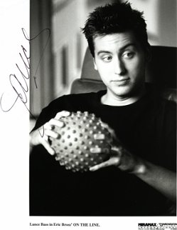 Lance Bass signed photo
