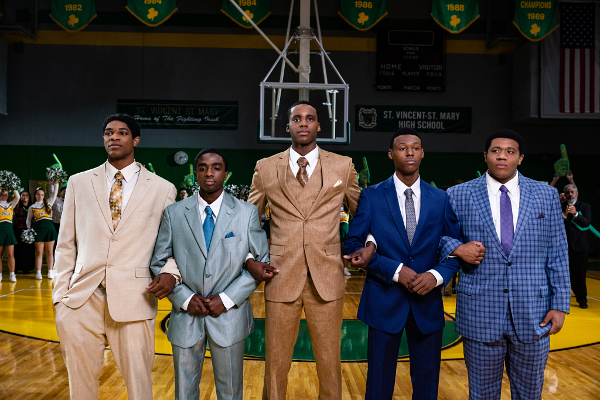Sterling 'Scoot' Henderson as Romeo Travis, Caleb McLaughlin as 'Lil' Dru Joyce III, Marquis 'Mookie' Cook as LeBron James, Avery S. Wills Jr. as Willie McGee, Khalil Everage as Sian Cotton
