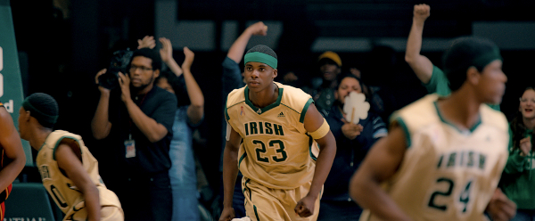 Caleb McLaughlin as 'Lil' Dru Joyce III, Marquis 'Mookie' Cook as LeBron James, Sterling 'Scoot' Henderson as Romeo Travis