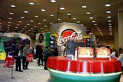 Coca-Cola trade show display